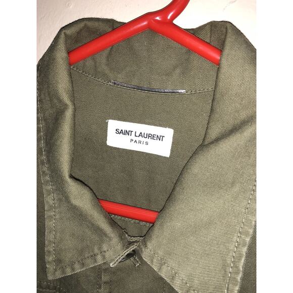 Saint Laurent Sweet Dreams Military Patch Jacket - Picture 3 of 5